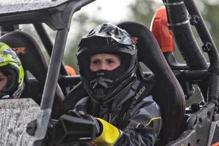 Uczestnicy rajdu na trasie